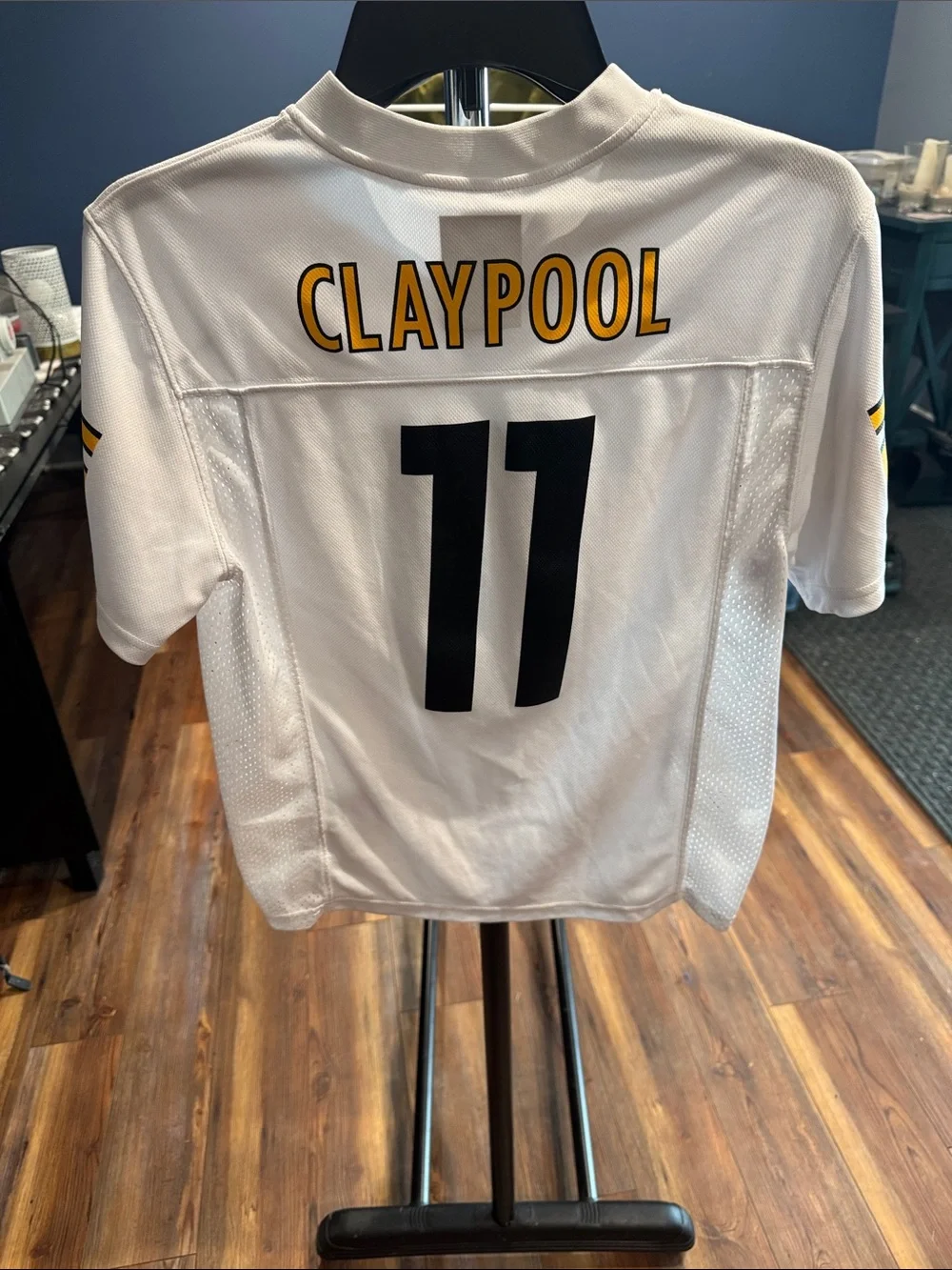 Pittsburgh Steelers #11 White Football Jersey